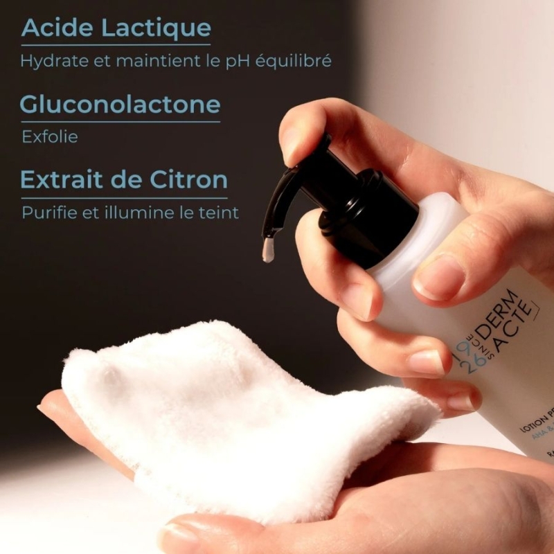 Ексфолиращ лосион с AHA и глюконолактон Derm Acte Radiance Exfoliating Lotion 200 ml — 2