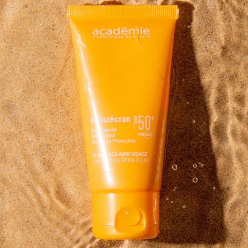 Слънцезащитен флуид за лице Académie Bronzecran Face Sunscreen Fluid SPF 50+ 50ml — 2