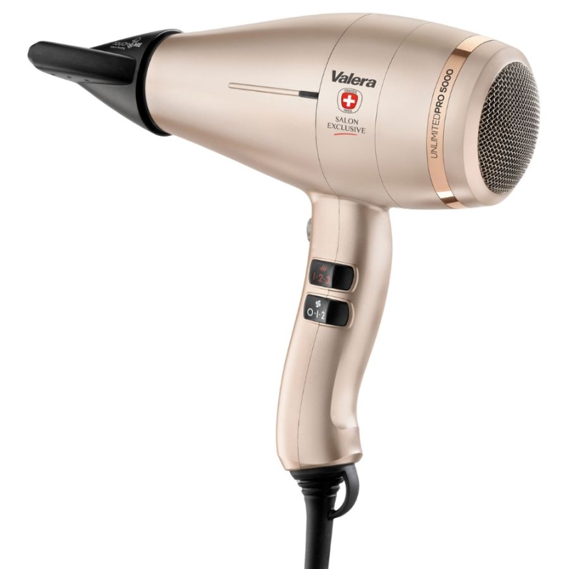 Професионален сешоар с йонен генератор Valera UNLIMITED PRO 5000 Rose Gold Hairdryer