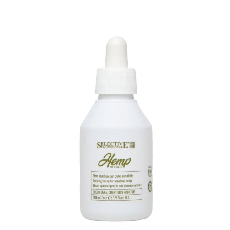 Успокояващ серум с конопено масло за чувствителен скалп Selective Hemp Lenitive Serum 100 ml