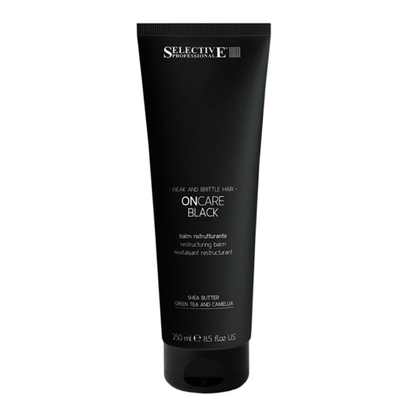 Балсам за изрусена и увредена коса с черен хайвер и муцин Selective ONCARE Black Conditioner 250 ml