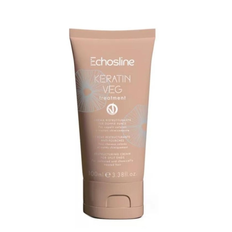 Регенериращ крем за цъфтящи краища Echosline Keratin Veg Regenerating Cream 100 ml