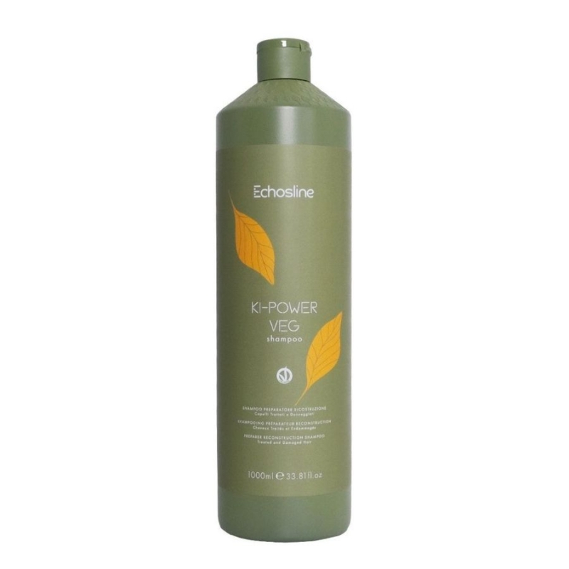 Подготвящ веган шампоан за молекулярна реконструкция Echosline Ki-Power Veg Shampoo 1000 ml