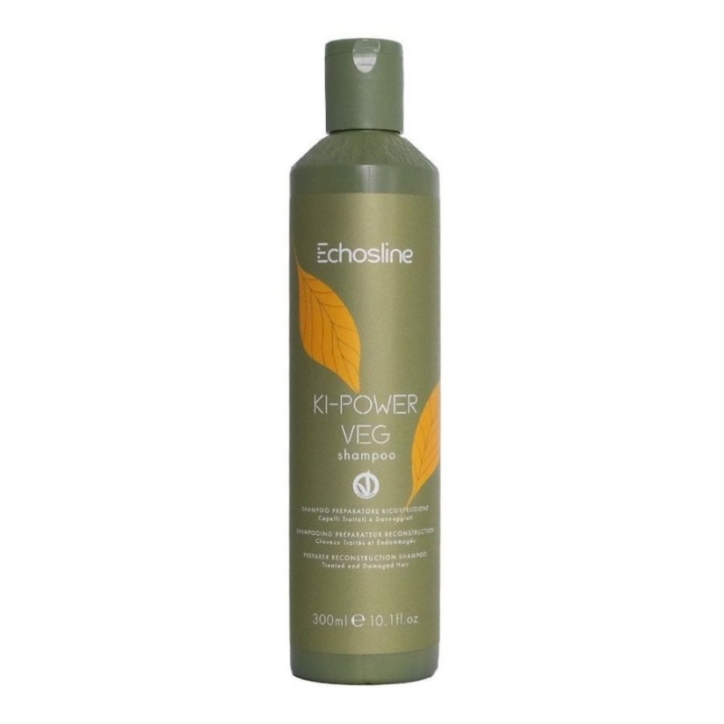 Подготвящ веган шампоан за молекулярна реконструкция Echosline Ki-Power Veg Shampoo 300 ml