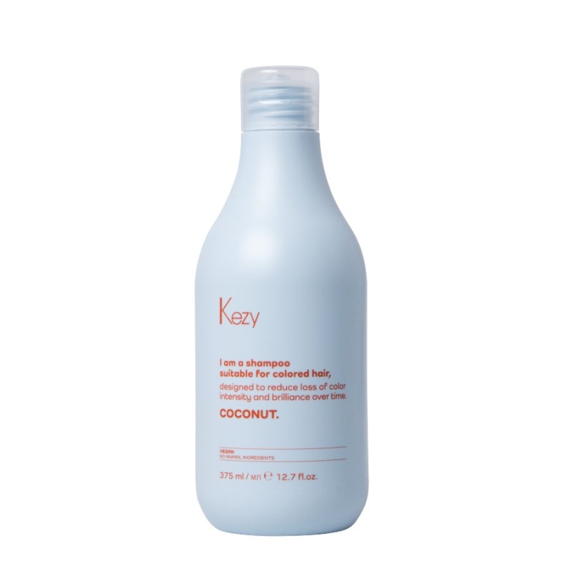 Веган шампоан за боядисана коса Kezy Coconut Shampoo for Colored Hair 375 ml