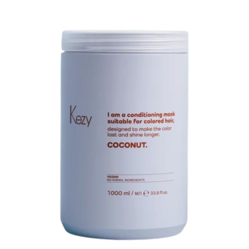 Подхранваща маска за боядисана коса Kezy Coconut Mask for Colored Hair 1000 ml