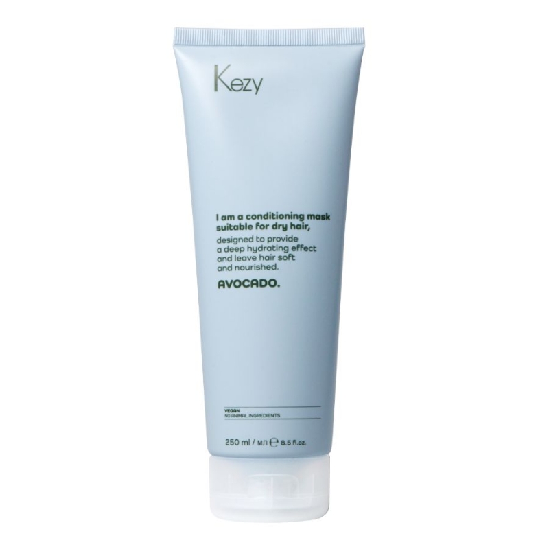 Маска с авокадо за суха и дехидратирана коса Kezy Avocado Mask For dehydrated, dry Hair 250 ml