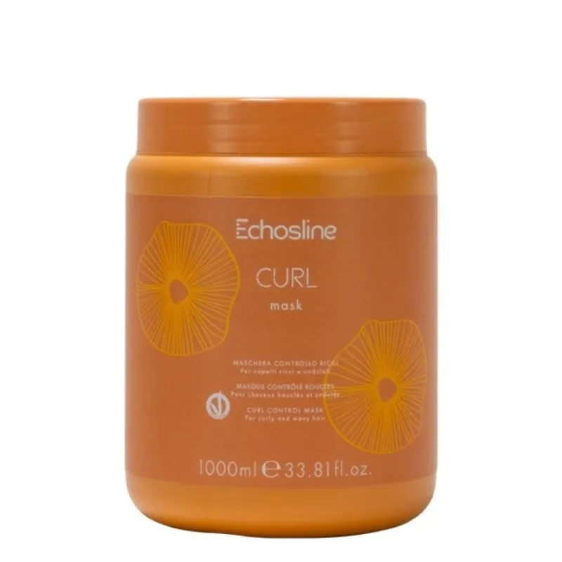 Маска за къдрава и вълниста коса Echosline Curl Control Mask Curly and Wavy Hair 1000ml