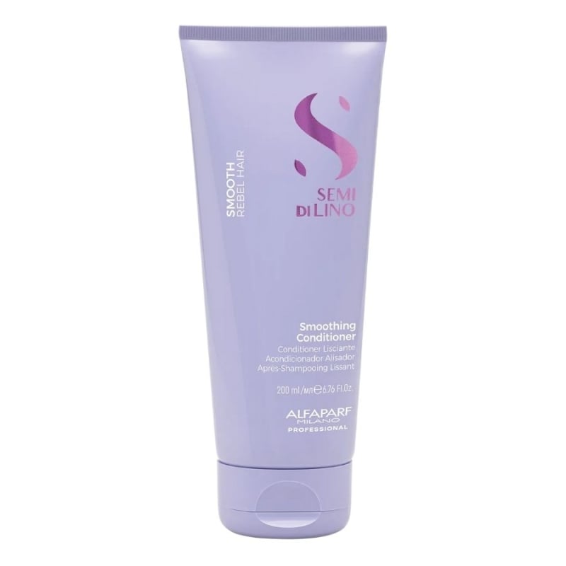 Балсам със заглаждащ ефект за цъфтяща и непокорна коса Alfaparf Semi di Lino Smoothing Low Conditioner