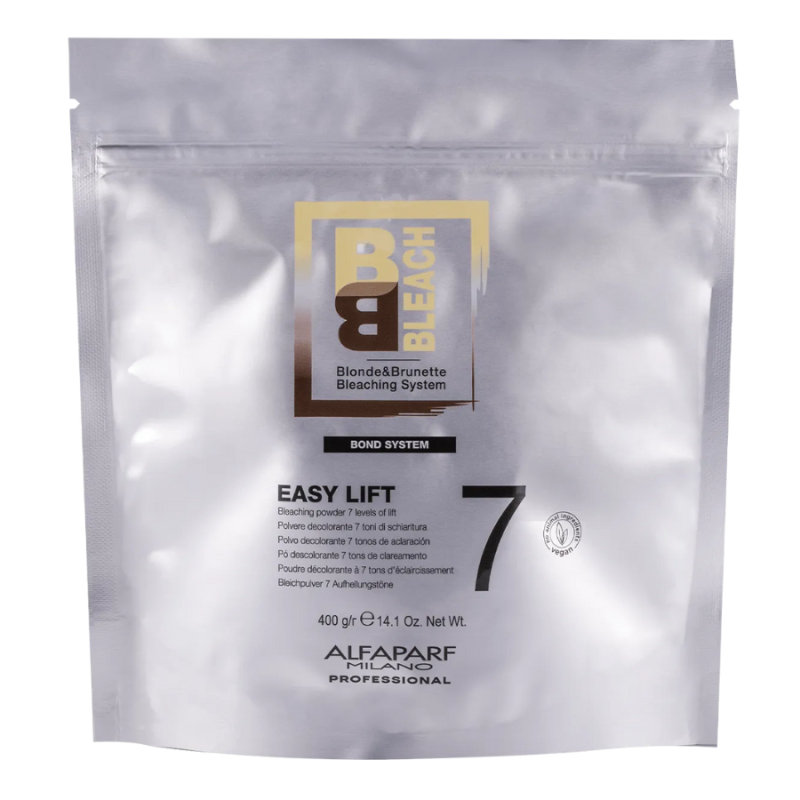 Обезцветяваща пудра с анти-жълт ефект (7 НИВА) Alfaparf BB Bleach Blonde & Brunette Bleaching System Easy Lift 7 Bleaching Powder 400g