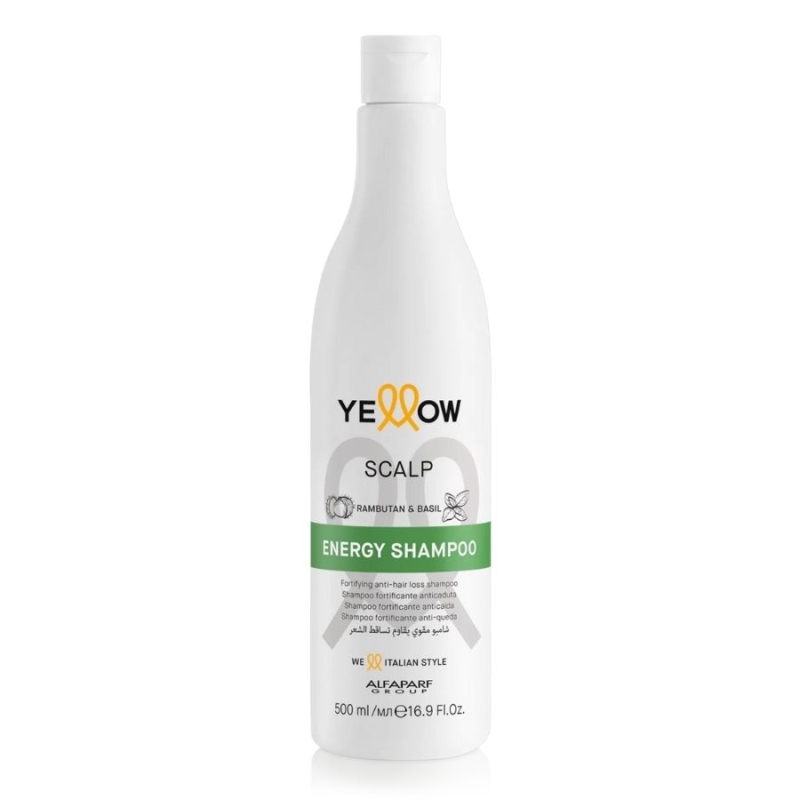Шампоан против косопад с Рамбутан и Босилек – Yellow Professional Scalp Energy Shampoo 500 ml