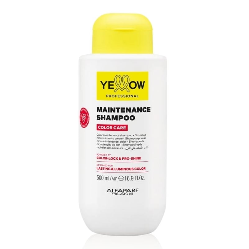 Шампоан за запазване на цвета с COLOR-LOCK и PRO-SHINE – Yellow Professional Maintenance Shampoo 500 ml