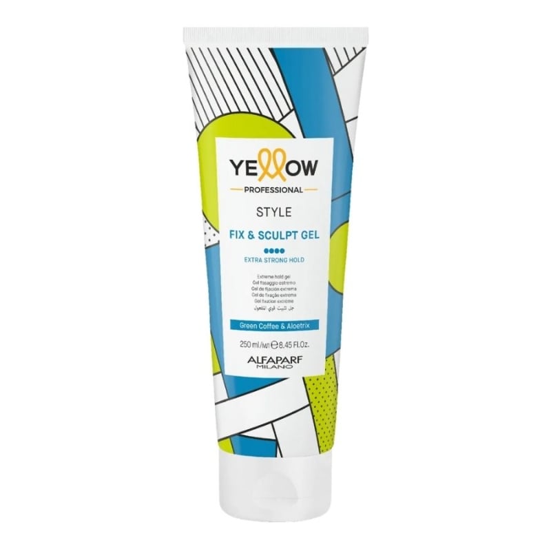 Гел за екстремна фиксация със Зелено кафе и Aloetrix – Yellow Professional Fix & Sculpt Gel 250 ml
