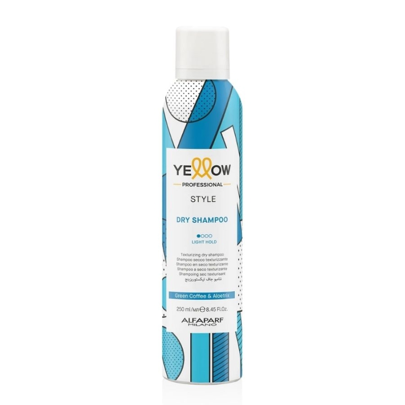 Текстуриращ сух шампоан със Зелено кафе, Алое вера и Оризово нишесте – Yellow Professional Dry Shampoo 250 ml