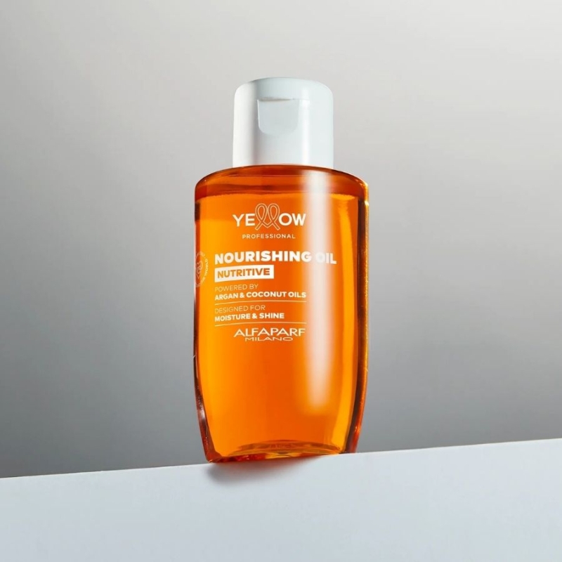 Подхранващо олио за суха коса с арганово и кокосово масло – Yellow Professional Nutritive Nourishing Oil 100 ml — 2