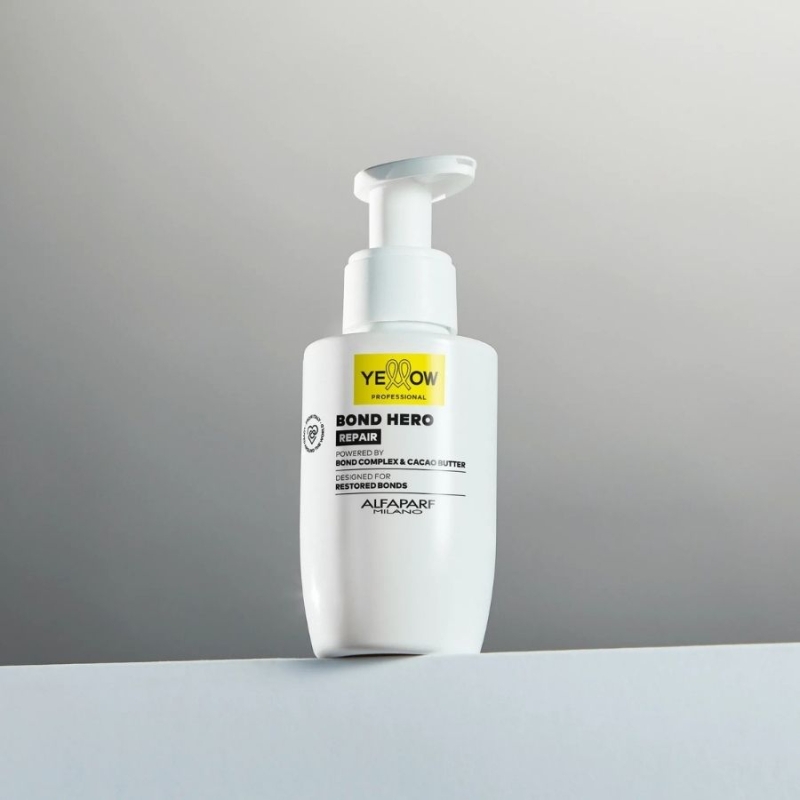 Реструктуриращ протектор за увредена коса с Bond Complex и какаово масло – Yellow Professional Bond Hero 100 ml — 3