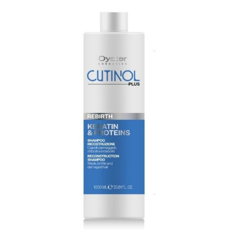 Възстановяващ шампоан с кератин и протеини за увредена коса Oyster Professional Cutinol Rebirth Shampoo — 2