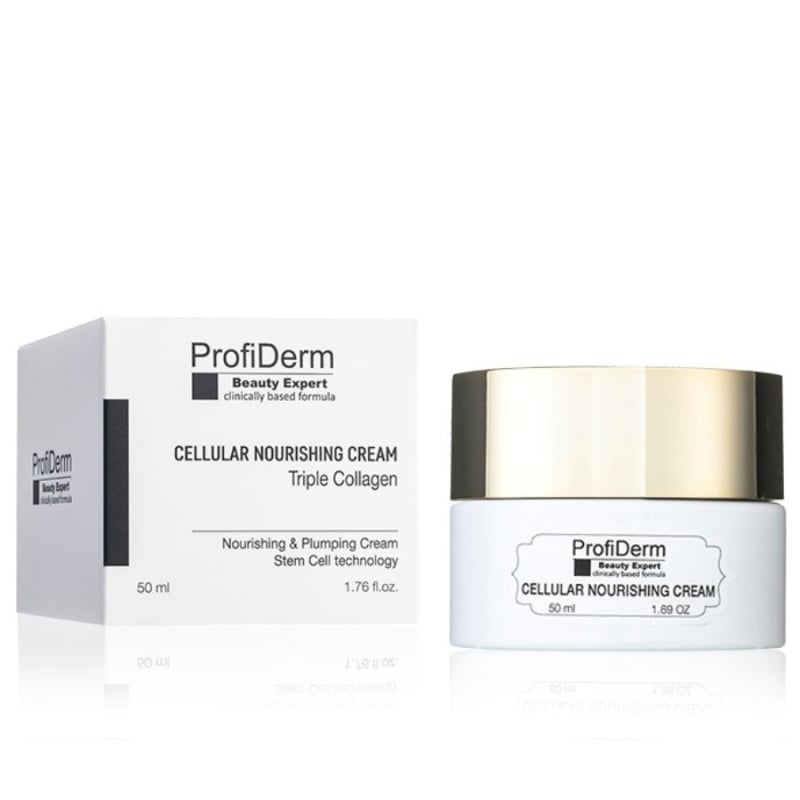 Клетъчен подхранващ крем с 3 вида колаген Profiderm Beauty Expert Cellular Nourishing Cream 50ml