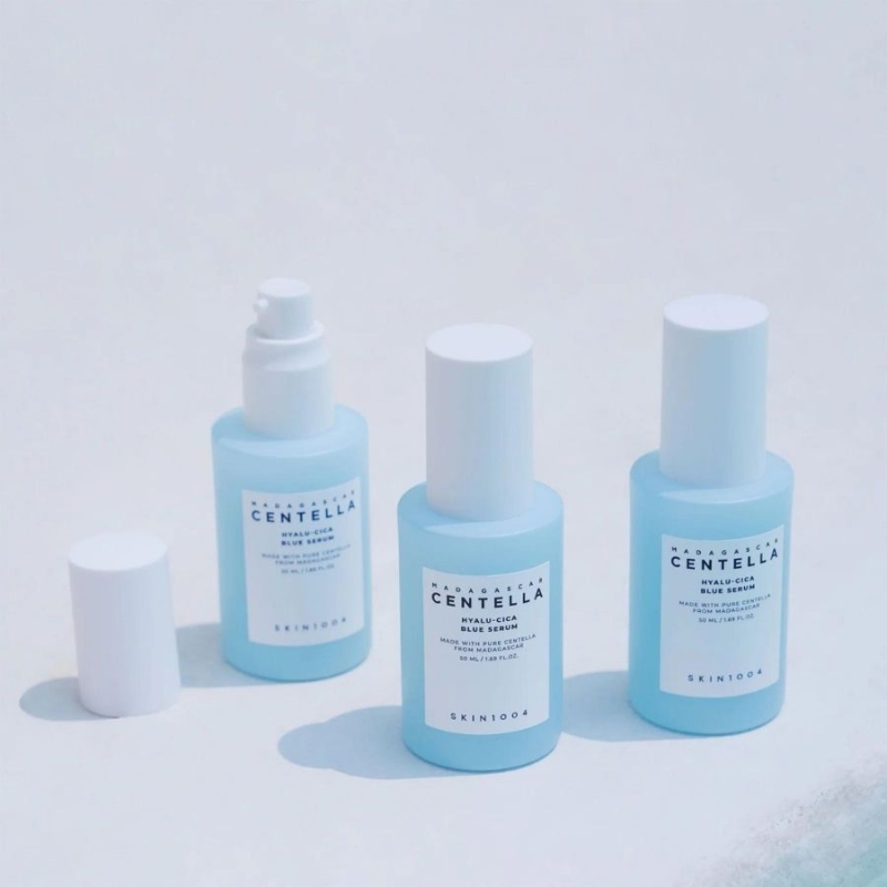 Хидратиращ серум с хиалуронова киселина и центела SKIN1004 Hyalu-Cica Blue Serum 30 ml — 4
