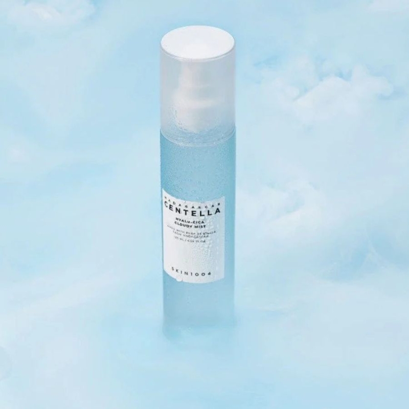 Хидратираща мъгла за лице с хиалурон и зелен чай SKIN1004 Hyalu-Cica Cloudy Mist 120 ml — 5