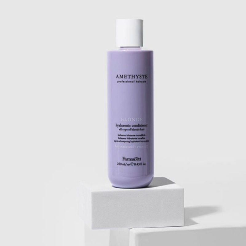 Хиалуронов балсам за руса коса Farmavita Amethyste Blonde Hyaluronic Conditioner 250 ml — 2