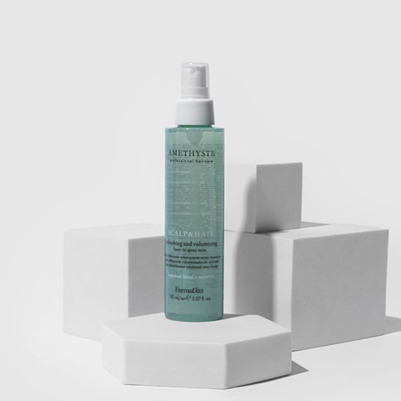 Освежаващ спрей за скалп и обем Farmavita Scalp & Hair Refreshing Volumizing Leave-In Mist 100 ml — 2