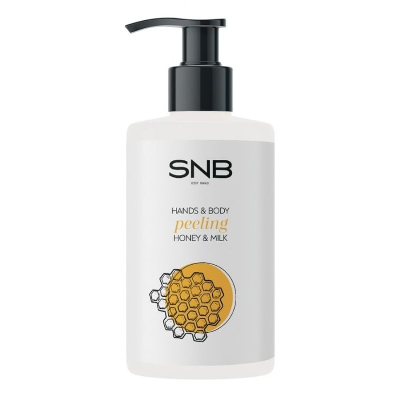 Пилинг за ръце и тяло с мед и мляко SNB Hands & Body Peeling Honey & Milk 250ml