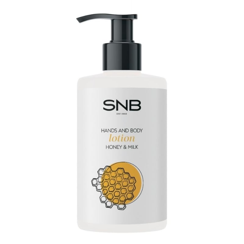 SNB Hands & Body Lotion Honey & Milk 250 ml