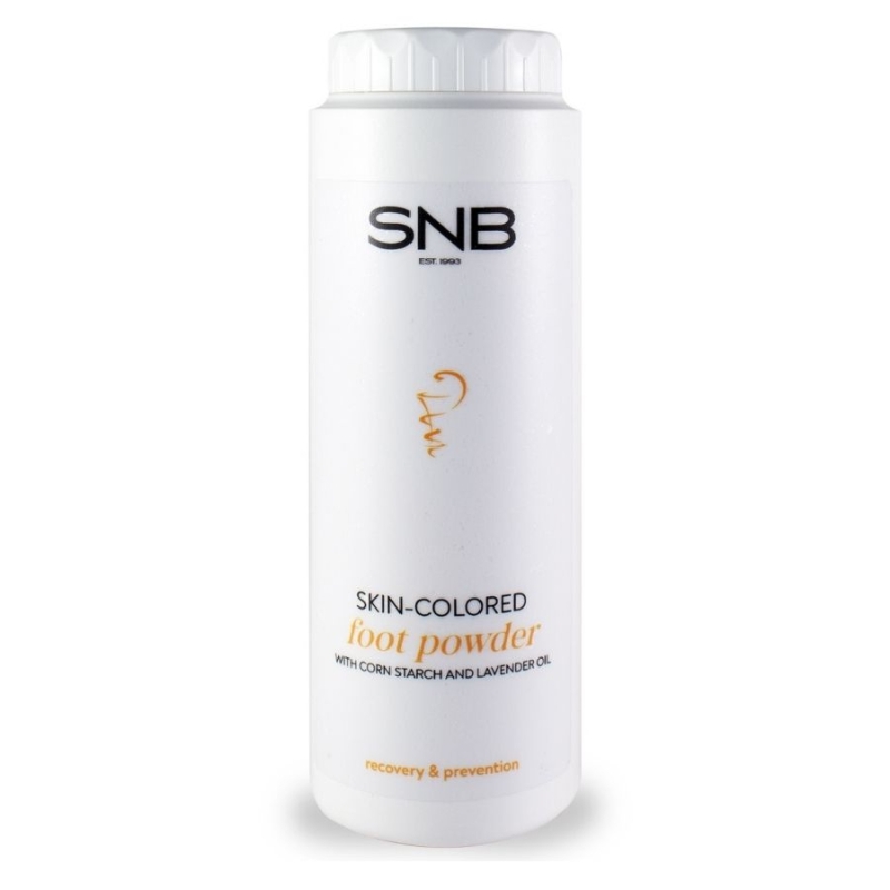 Део пудра за крака телесен цвят с прополис и лавандулово масло SNB Skin-colored Foot Deo Powder with Lavender Oil 100g