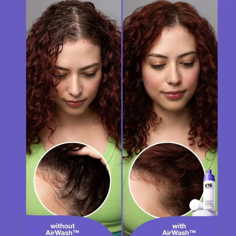 Сух шампоан без аерозол и бели следи K18 AirWash™ Dry Shampoo 118 ml — 5