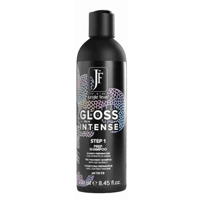 Подготвящ шампоан за ламиниране на косата Jungle Fever Gloss Intense Step 1 Prep Shampoo 250 ml