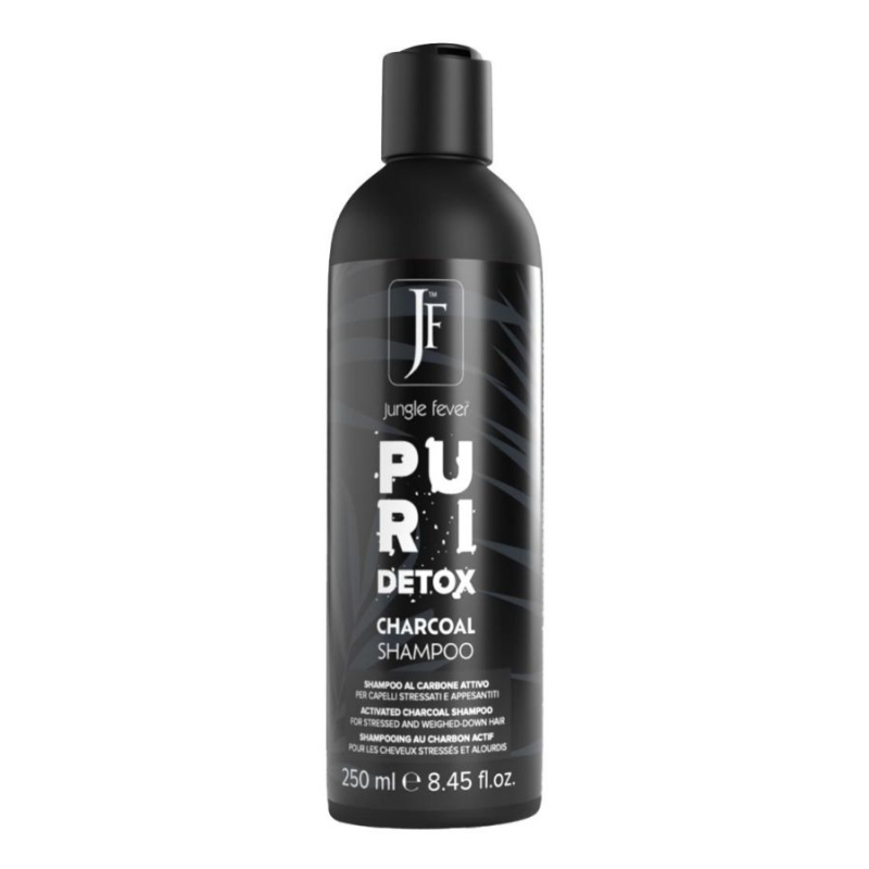 Дълбоко почистващ шампоан с активен въглен Jungle Fever Puridetox Charcoal Shampoo 250 ml