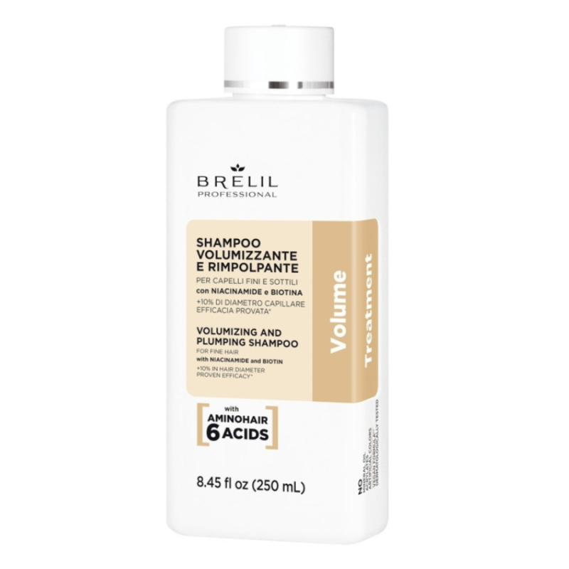 Комплект за обем и плътност на тънка коса Brelil Treatment Volume – шампоан + серум — 2