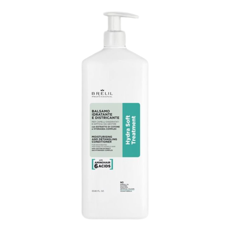 Хидратиращ балсам без силикони Brelil Hydra Soft Moisturising Conditioner 1000 ml