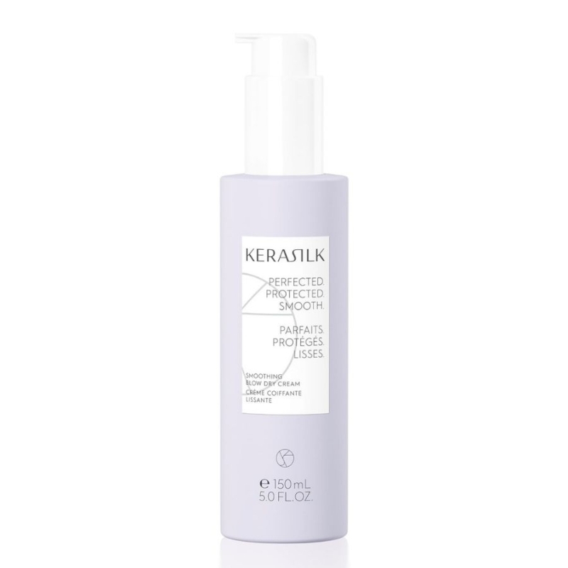 Изглаждащ термозащитен крем за сешоар Kerasilk Smoothing Blow Dry Cream 150 ml