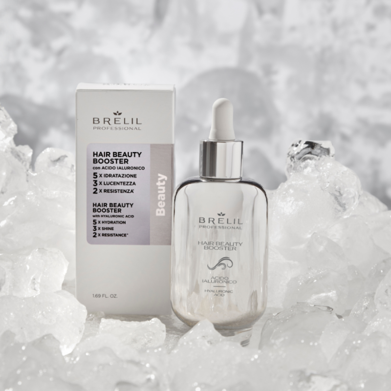 Концентриран бустер за хидратация и блясък с хиалурон Brelil Hair Beauty Booster 50 ml — 2