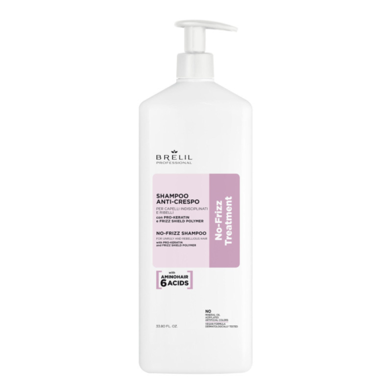 Заглаждащ шампоан за хвърчаща коса Brelil No Frizz Smoothing Shampoo 1000 ml