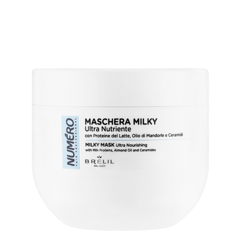 Подхранваща маска за коса с млечни протеини Brelil Numero Milky Mask 400 ml