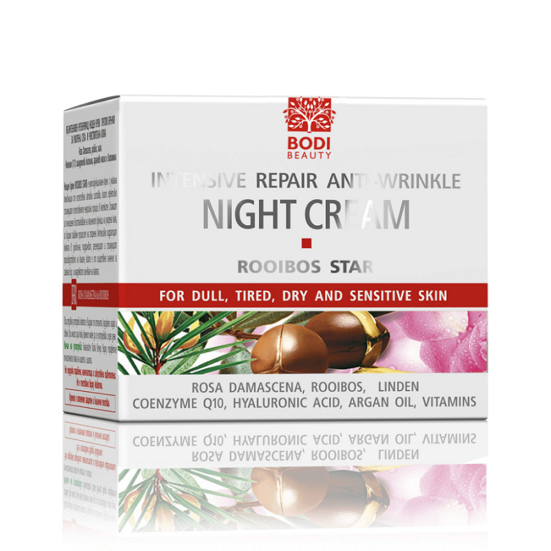 Интензивен регенериращ нощен крем против бръчки Bodi Beauty Rooibos Star Intensive Repair Anti-Wrinkle Night Cream 50ml