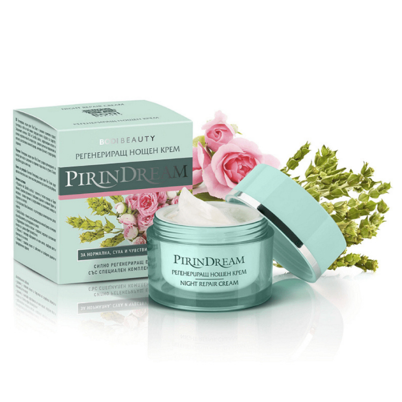 Регенериращ нощен крем за лице Bodi Beauty Pirin Dream Night Repair Cream 50ml