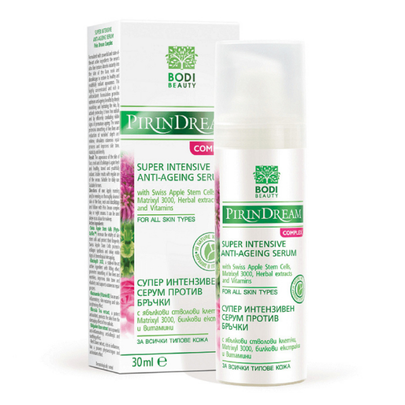 Интензивен околоочен серум с Ябълкови стволови клетки Bodi Beauty Pirin Dream Complex Intensive Eye Contour Serum 15ml