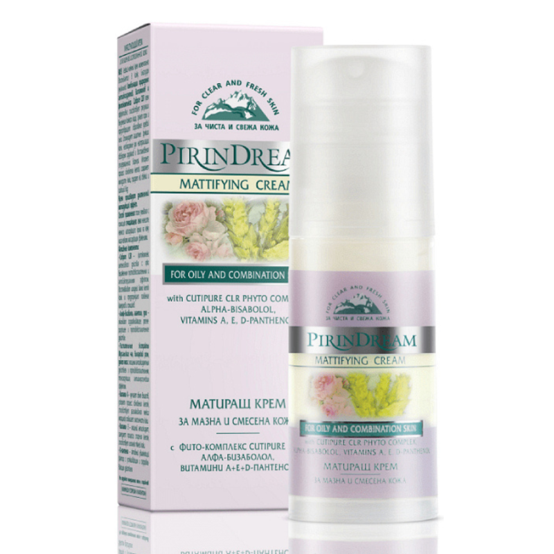 Матиращ крем за мазна и смесена кожа Bodi Beauty Pirin Dream Mattifying Cream 50ml