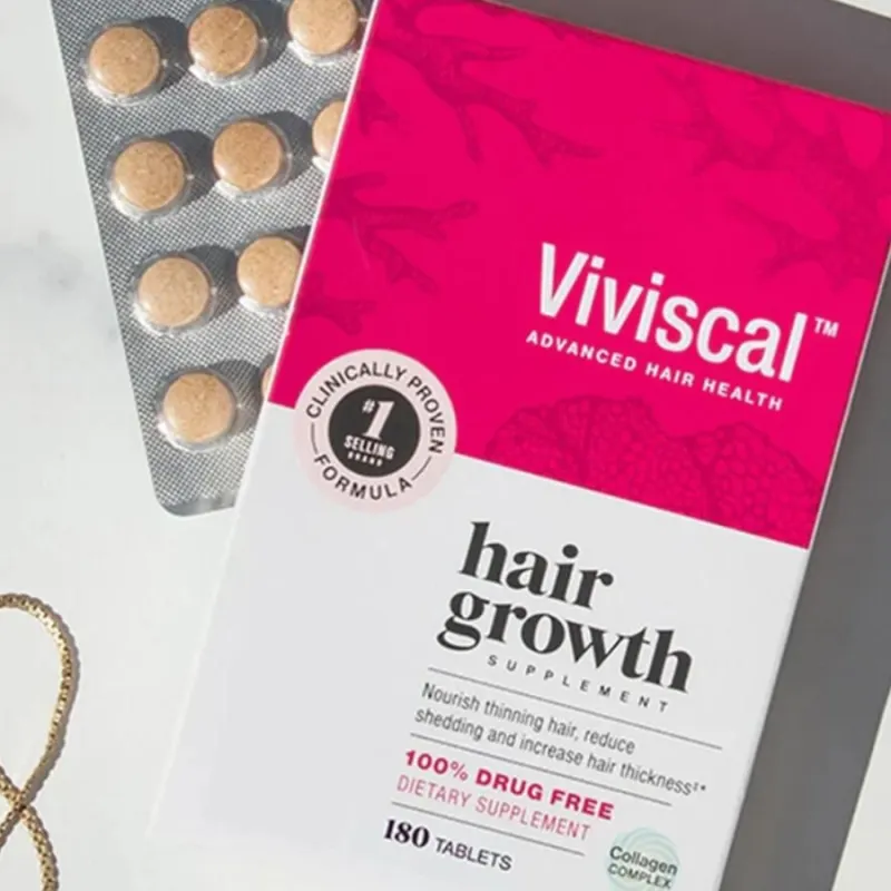Хранителна добавка за растеж на коса при жени и против косопад Viviscal Max Strength Hair Growth Supplements 180 таблетки — 5