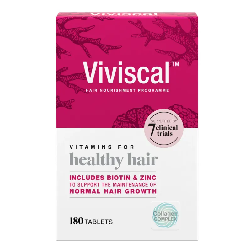 Хранителна добавка за растеж на коса при жени и против косопад Viviscal Max Strength Hair Growth Supplements 180 таблетки