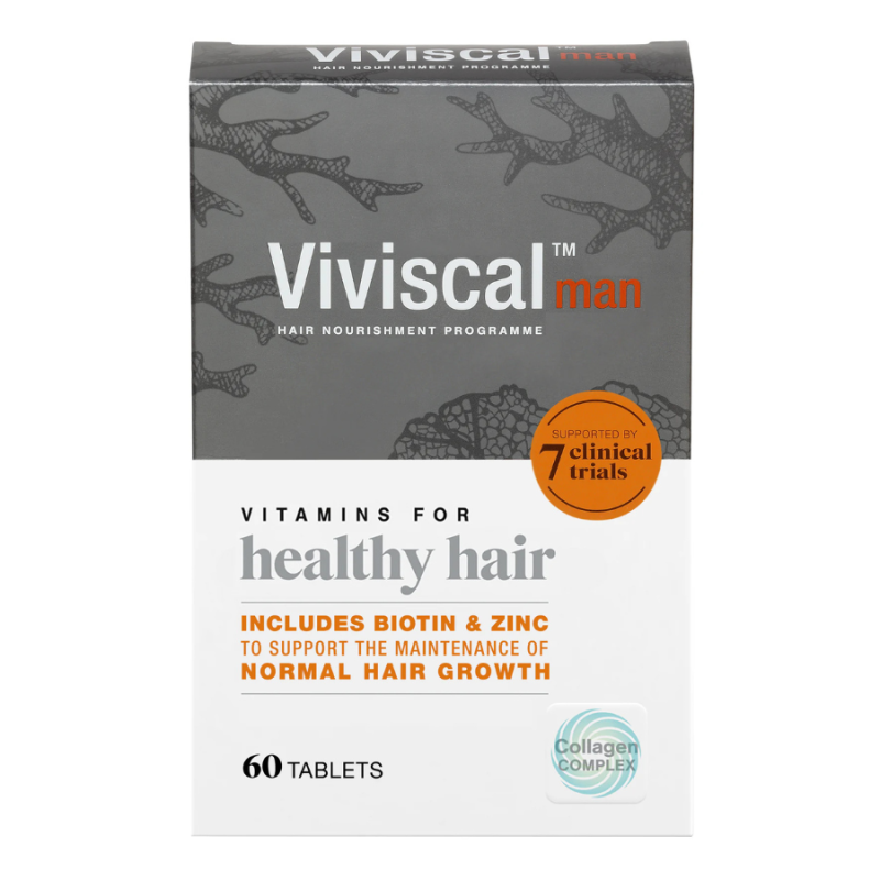Хранителна добавка за растеж на коса при мъже Viviscal Men Hair Growth Supplements 60 таблетки