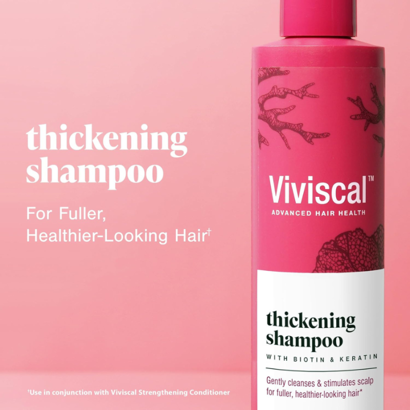 Уплътняващ и сгъстяващ шампоан за коса Viviscal Thickening Shampoo 250ml — 2
