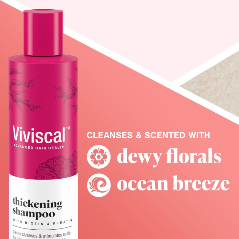 Уплътняващ и сгъстяващ шампоан за коса Viviscal Thickening Shampoo 250ml — 3