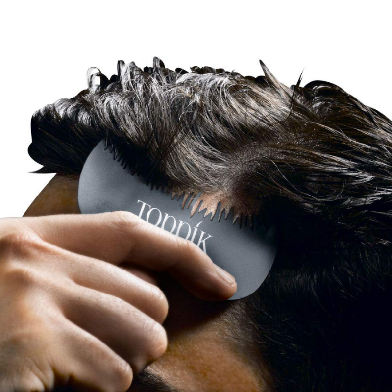 Шаблон за естествена предна линия на косата при нанасяне на фибри Тoppik Hair Optimizer — 3