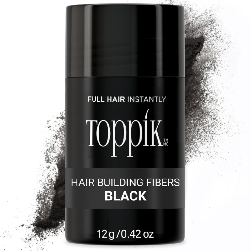 Кератинови фибри за моментално визуално сгъстяване на косата Toppik Hair Building Fibers 12 g — 3