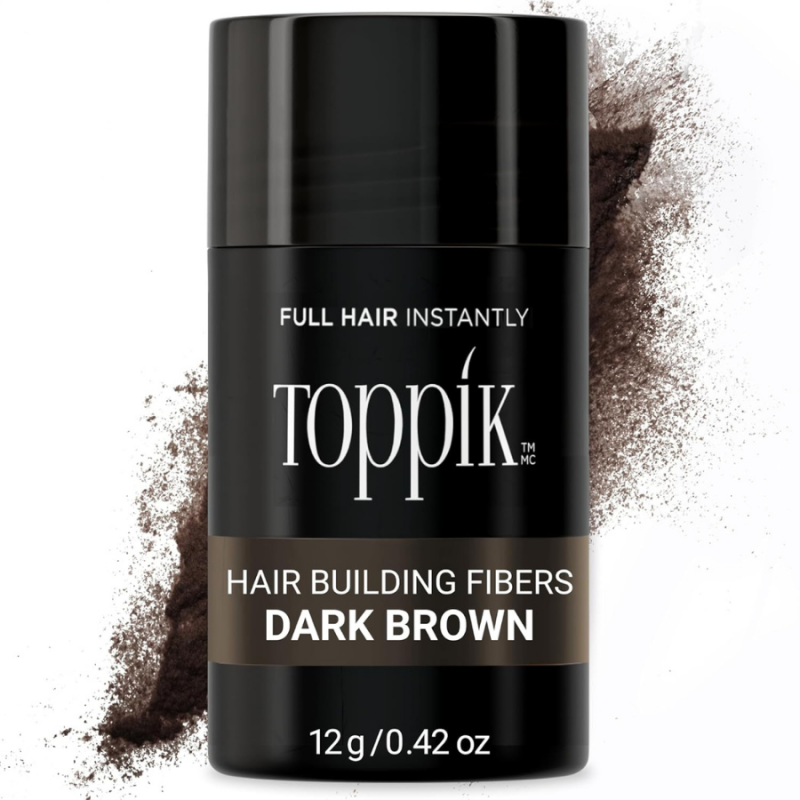Кератинови фибри за моментално визуално сгъстяване на косата Toppik Hair Building Fibers 12 g — 4